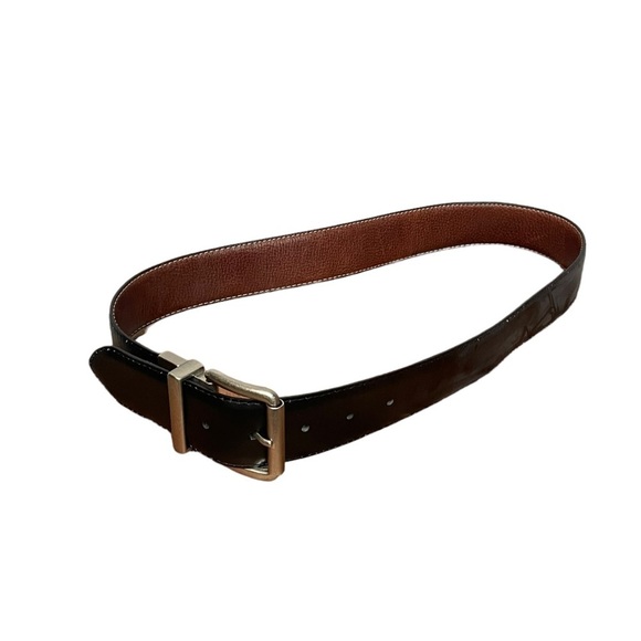 LEVI'S Black Brown Reversible 32" Leather Belt - Picture 5 of 6